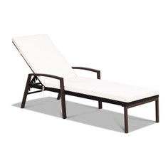 Rattan Cushioned Adjustable Lounge Chair product